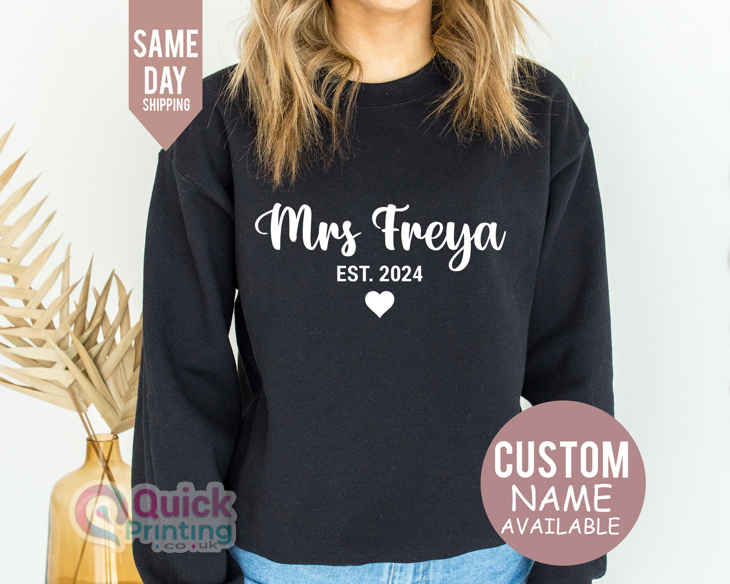 Personalized Future Mrs Sweatshirt: Engagement Bridal Shower Gift