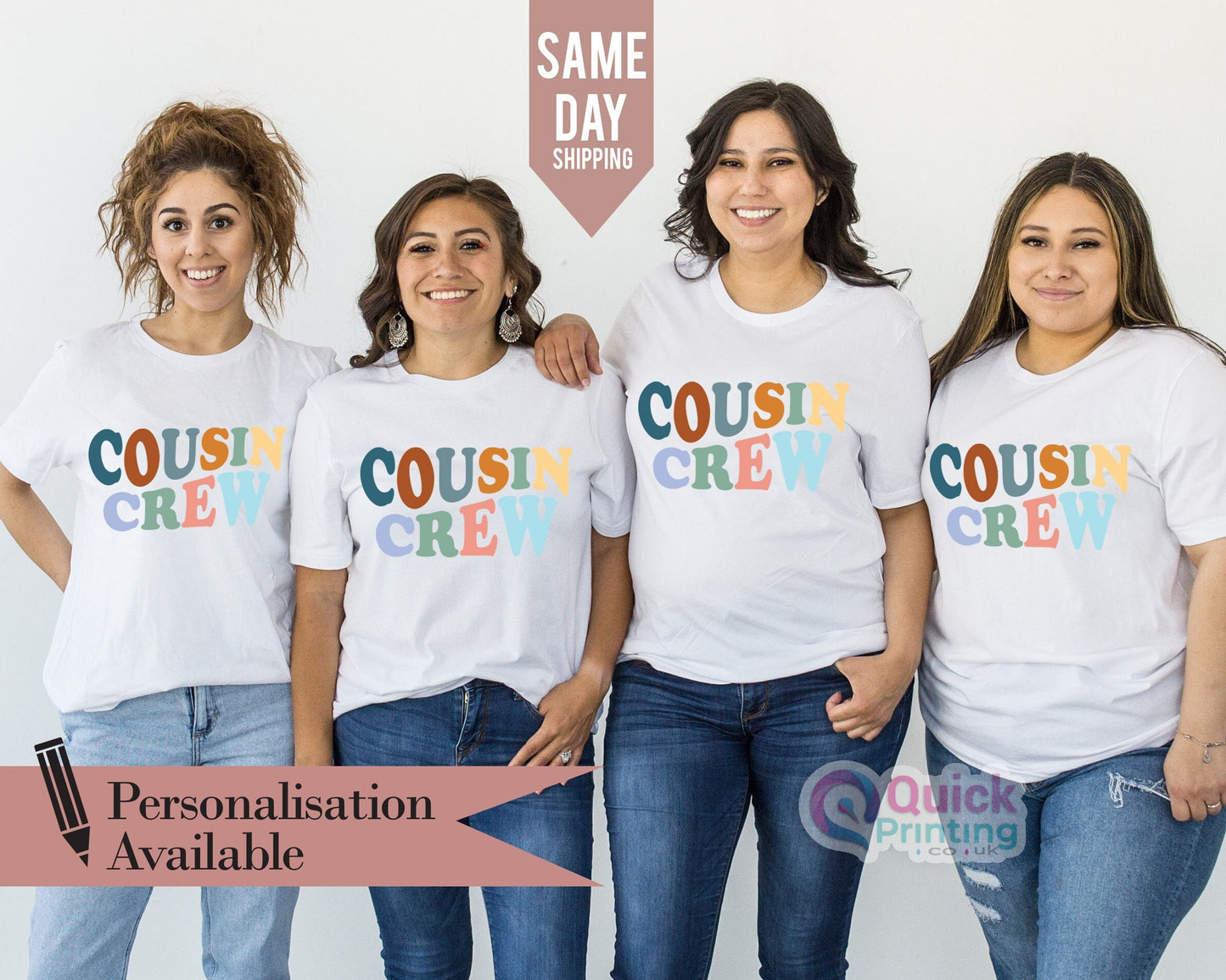 Personalized Cousin Crew T-Shirt: Matching Family Reunion Shirts