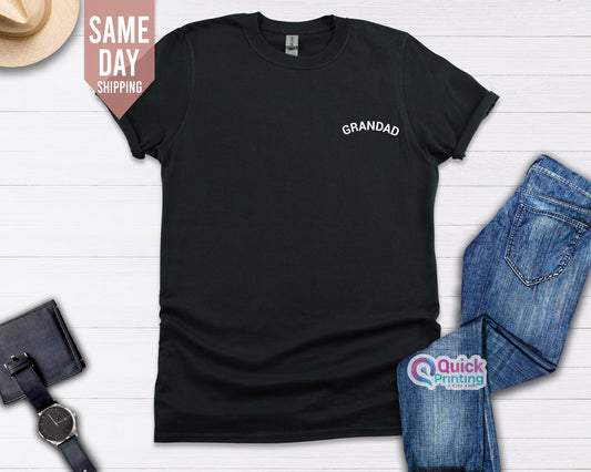 Grandma and Grandpa Personalized Tee, Gift for Grandpas, Granddad tshirt, Personalised T-shirt Grandpa, Fathers Day Birthday or XMAS Gift T