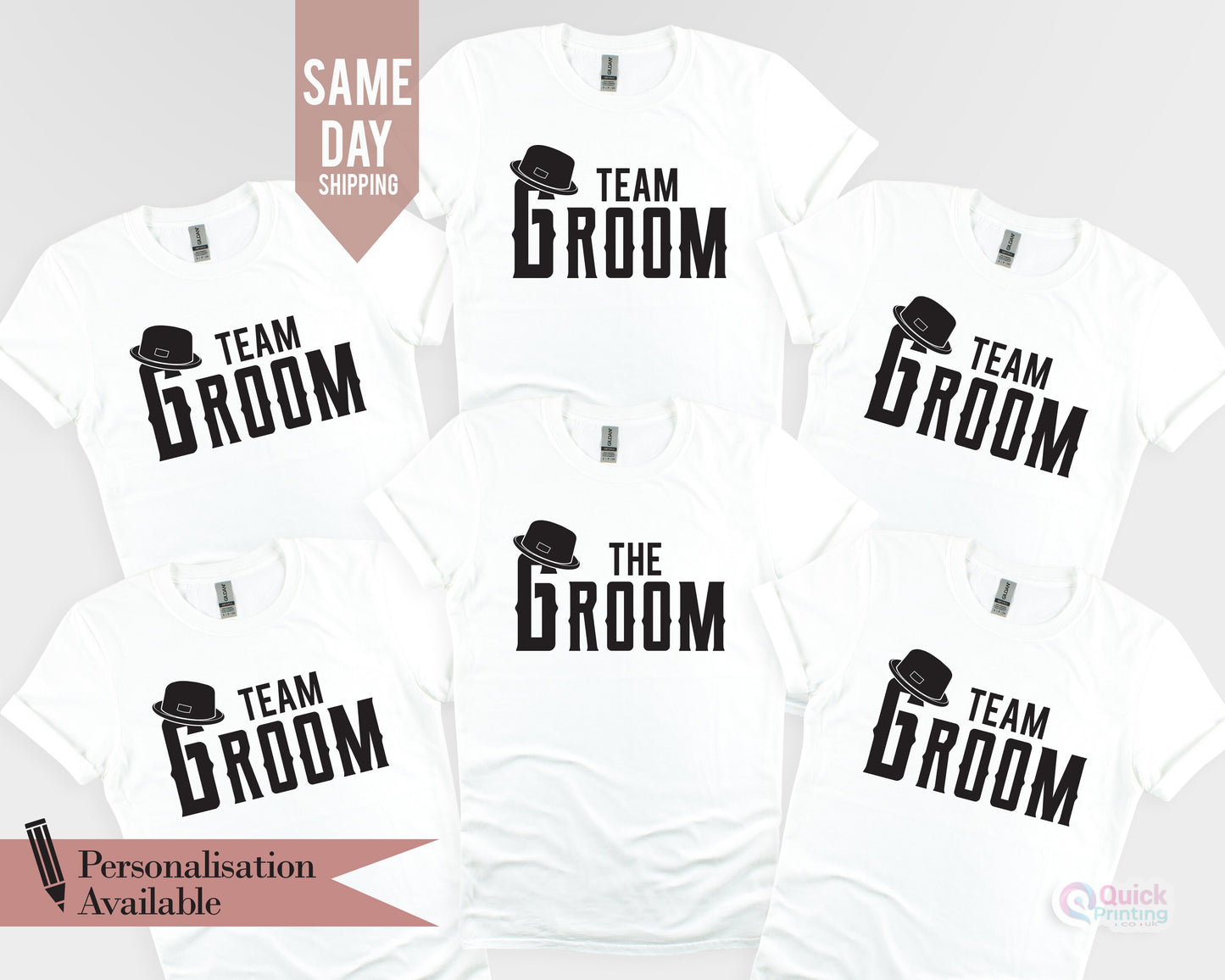 Personalized Team Groom T-Shirt: Bachelor Party Matching Shirts