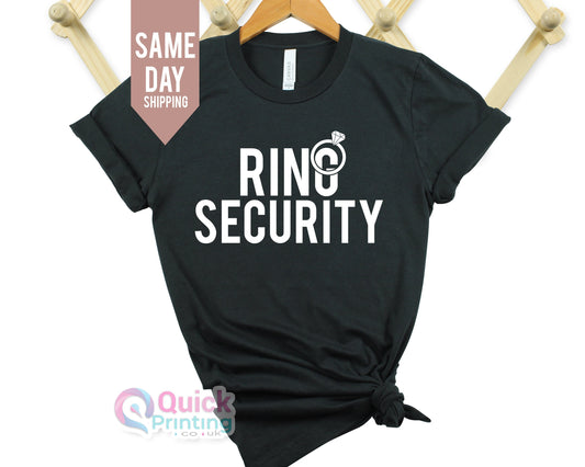 Ring Security T-Shirt: Wedding Ring Bearer Outfit