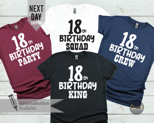 2007 18th Birthday tshirt, Birthday Party Group Tee,18 t-shirt born in 2007 mens 18th shirt Birthday t shirt 2007 50th Birthday Gift for Men