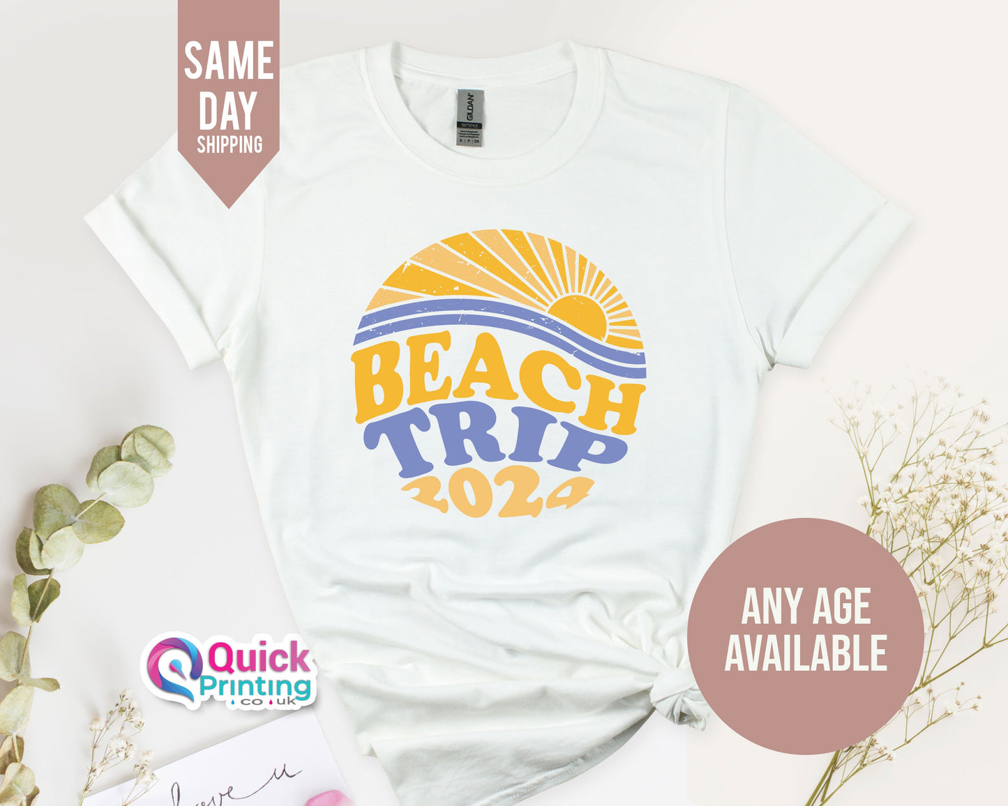 Beach Trip 2026 Shirt: Soft Cotton Summer Vacation Tee