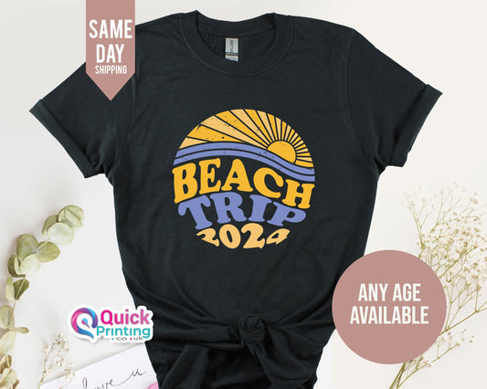 Beach Trip 2026 Shirt: Soft Cotton Summer Vacation Tee