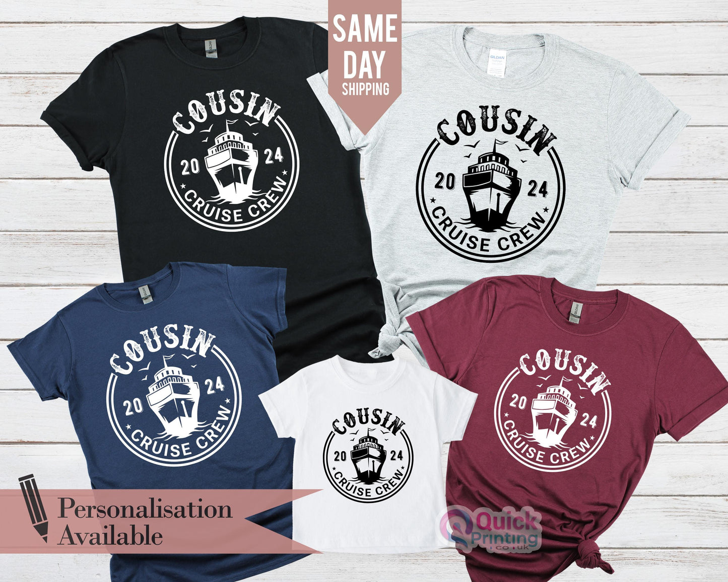 Cousin Cruise Crew Shirt: 2025 Family Vacation T-Shirt