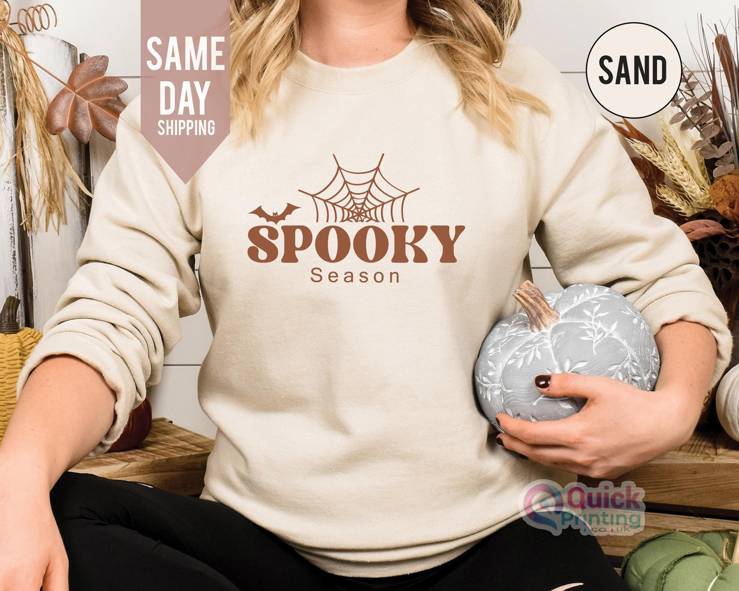 Stay Spooky Sweatshirt: Halloween Ghost Season Jumper