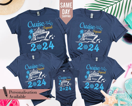 Cruise Squad 2026 Shirt: Matching Family Vacation T-Shirt