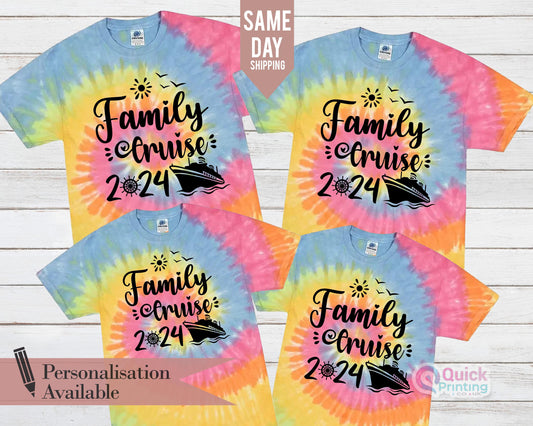 Matching Cruise Tie Dye Shirts, Family Cruise Tshirt, Birthday Cruise Tee, Cruise Vacation Shirt, Family Matching Cruise Shirt, Cruise Lover