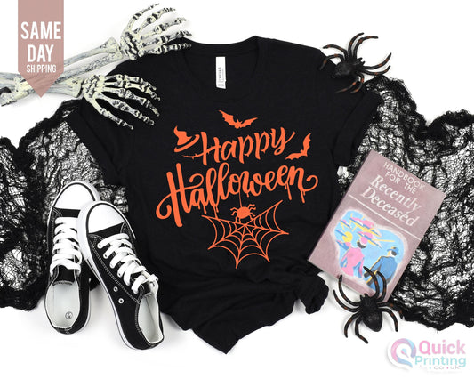 Happy Halloween Shirt: Spooky Season Tee, Witch Design