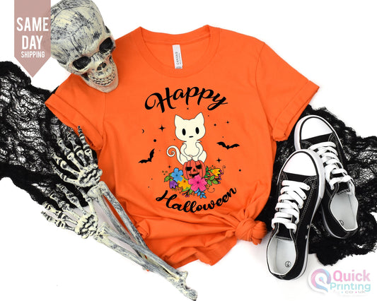 Ghost Halloween Shirt, Halloween Shirt, Spooky Season Shirt, Ghost Shirt, Cute Fall Shirt, Halloween Women's Shirt, Halloween Unisex T-shirt