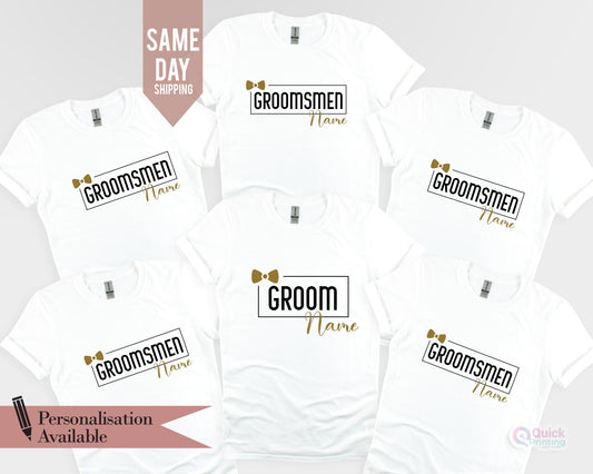 Groom Groomsmen Tshirts, Wedding Bachelor Party Outfit, Stag Party, Groom's Crew, Groom Shirt Wedding Gift Shirt, Team Groom Men's T-Shirt