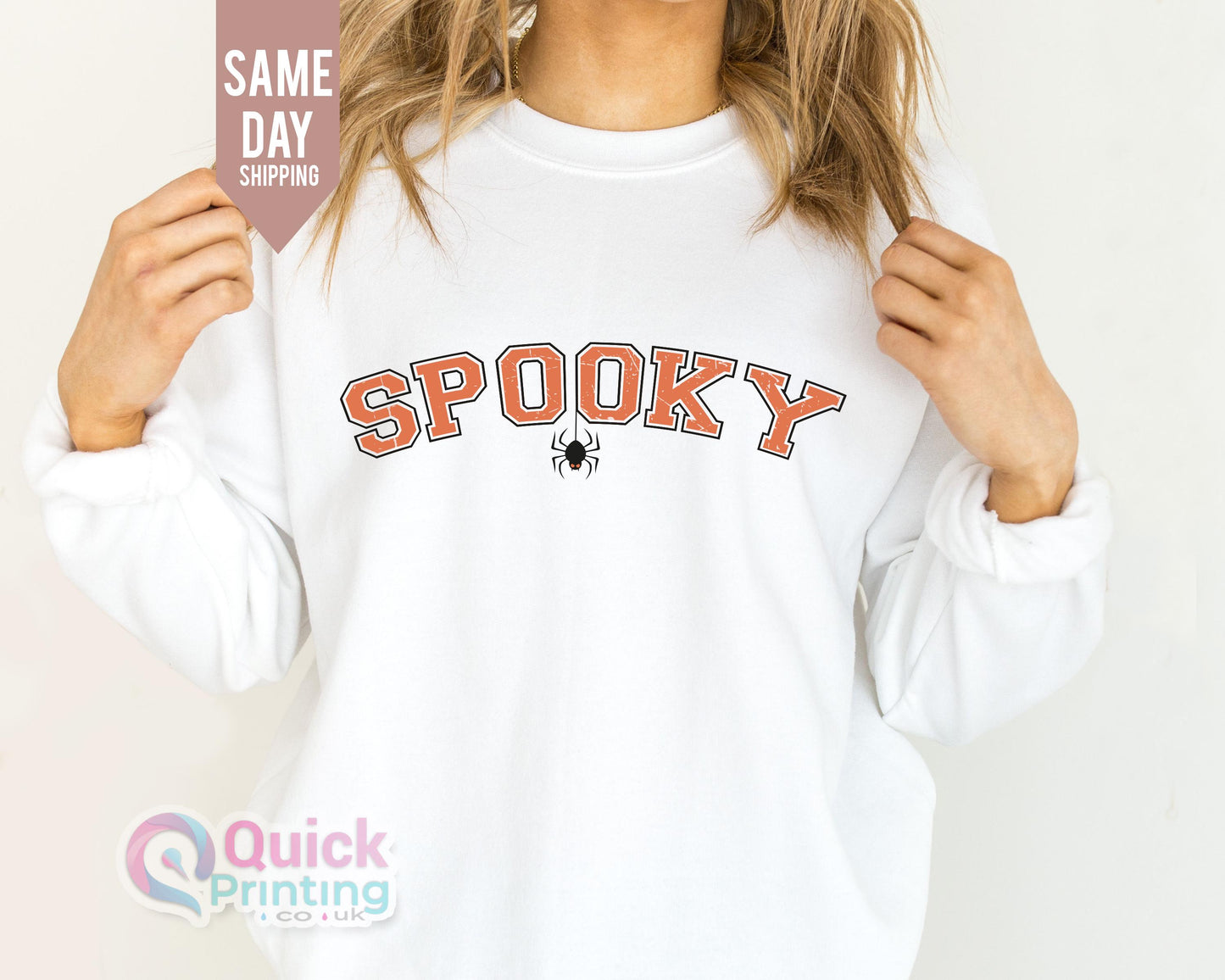 Stay Spooky Sweatshirt: Vintage Halloween Jumper, Ghost Design
