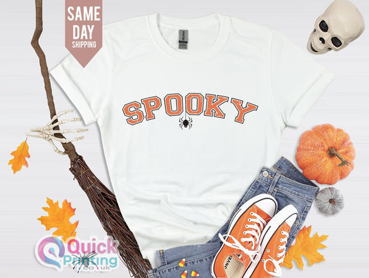 Happy Halloween Shirts, Stay Spooky Tshirt, Womens Halloween Tshirt Halloween Tee, Halloween Gift , Spooky Season Shirt, Ghost Halloween
