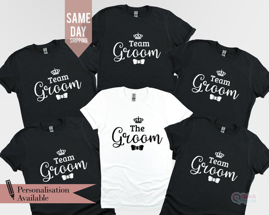 Team Groom Shirt, Groom T, Wedding Bachelor Party Outfit, Stag Party, Groom's Crew, Groom Shirt Wedding Gift Shirt, Team Groom Men's T-Shirt