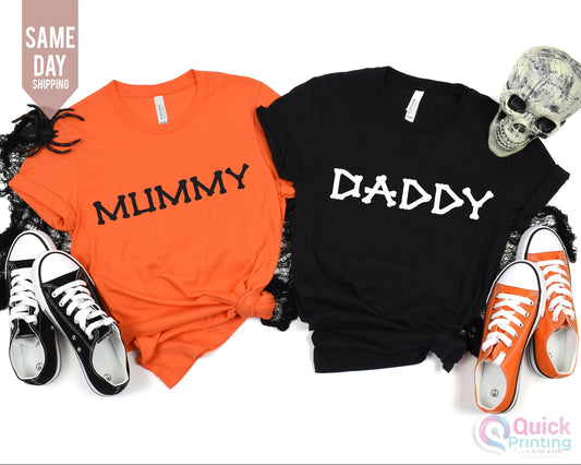 Matching Halloween Family shirts, Family Tshirt, Halloween Couple Tshirt, Mom Dad Baby Toddler Shirt, Birthday Girl Tees, Halloween Kids Tee