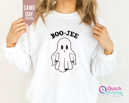 Boo Jee Ghost Sweatshirt - Spooky Halloween Jumper
