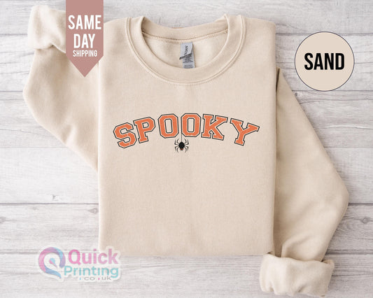 Stay Spooky Sweatshirt: Vintage Halloween Jumper, Ghost Design