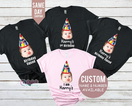 Custom Face Birthday Shirt: Personalized Photo T-shirt