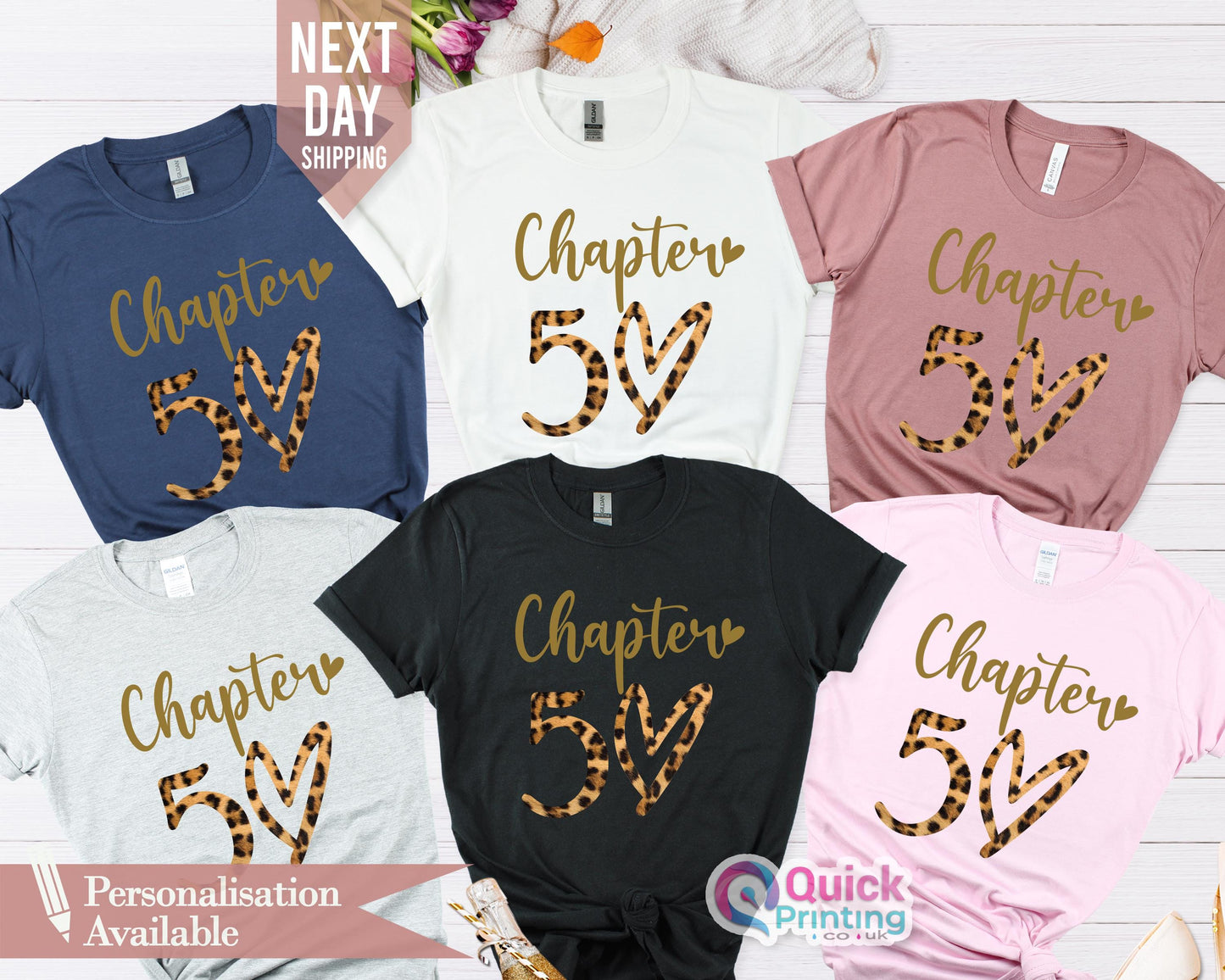 50th Birthday Shirt: Custom Party Crew T-Shirt