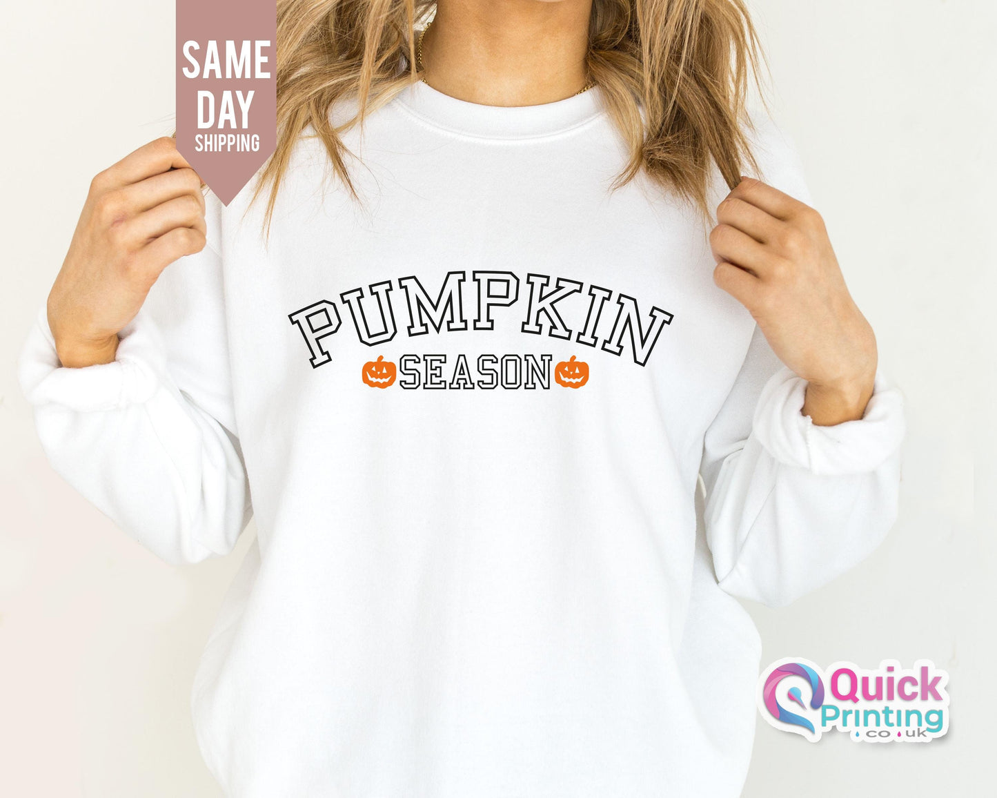 Pumpkin Season Sweatshirt: Halloween Boo Jumper