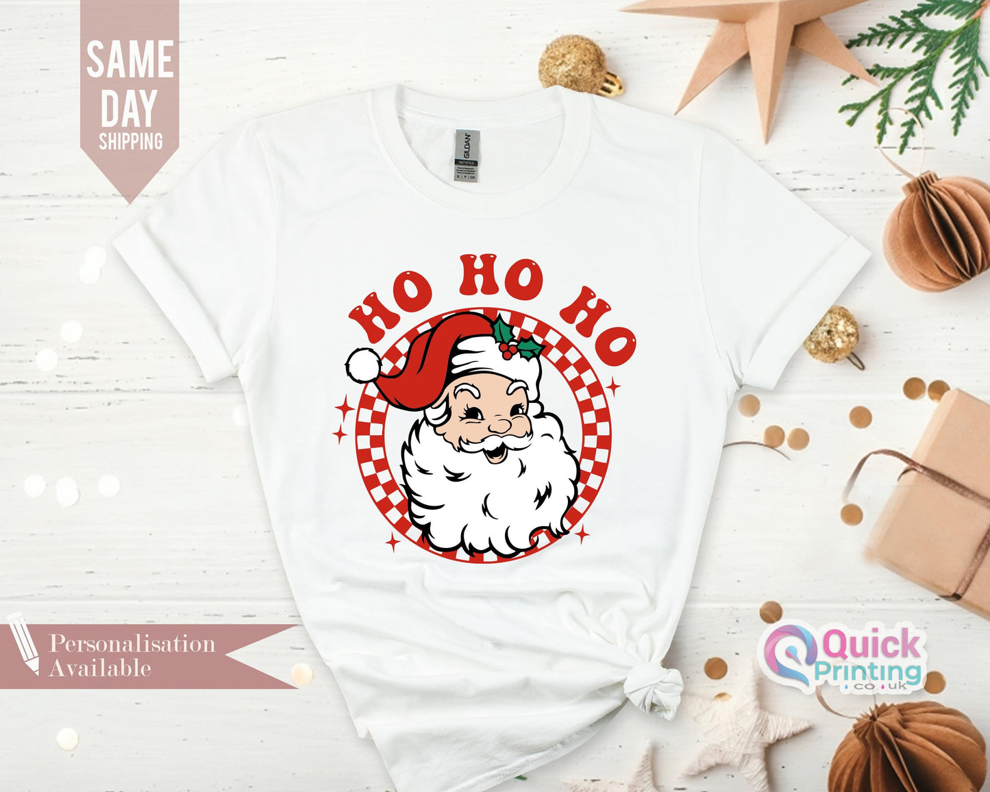 Ho Ho Ho Shirt, Christmas Shirt, Holiday Shirt, Santa Shirt, Christmas Gift, Christmas T-shirt, Santa Ho Ho Ho T-shirt, Christmas Tee Top