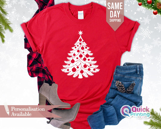 Christmas Tree T-Shirt: Santa Trees, Holiday Party Shirt