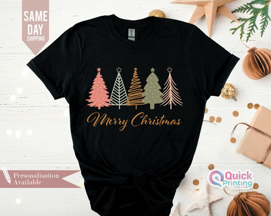 Christmas Tree T-Shirt: Merry Holiday Family Matching Shirt