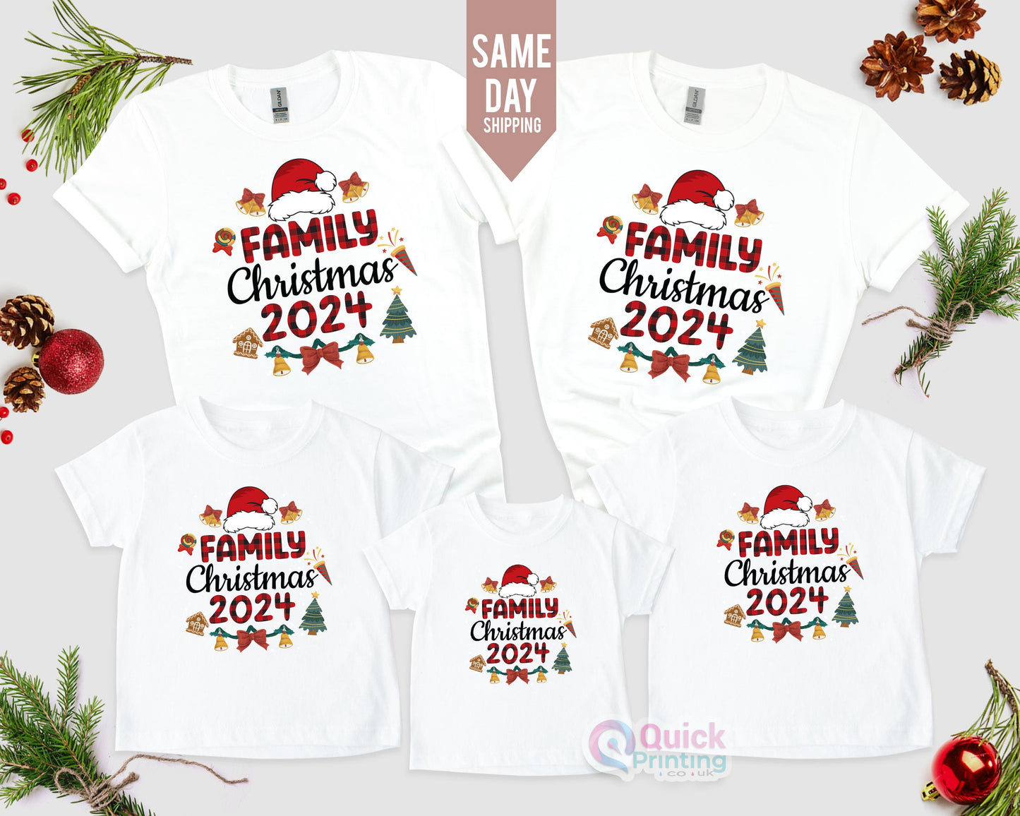 Personalized Family Christmas 2026 T-Shirt: Matching Holiday Shirts