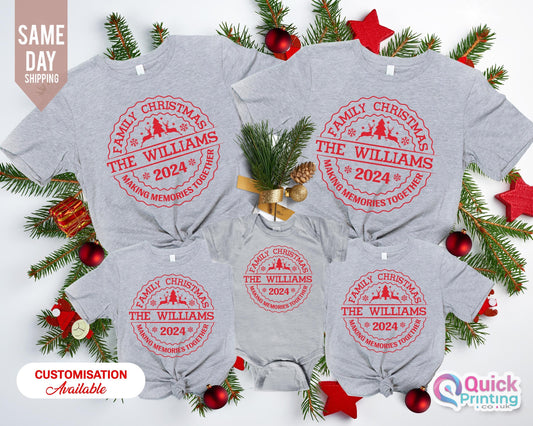 Personalized Family Christmas 2026 Shirt: Matching Holiday Tee