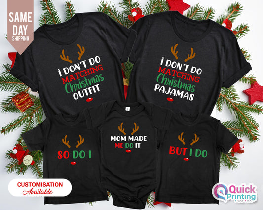 Funny Family Matching Christmas Shirt: Mismatched Holiday Tee, Christmas Gift 2026