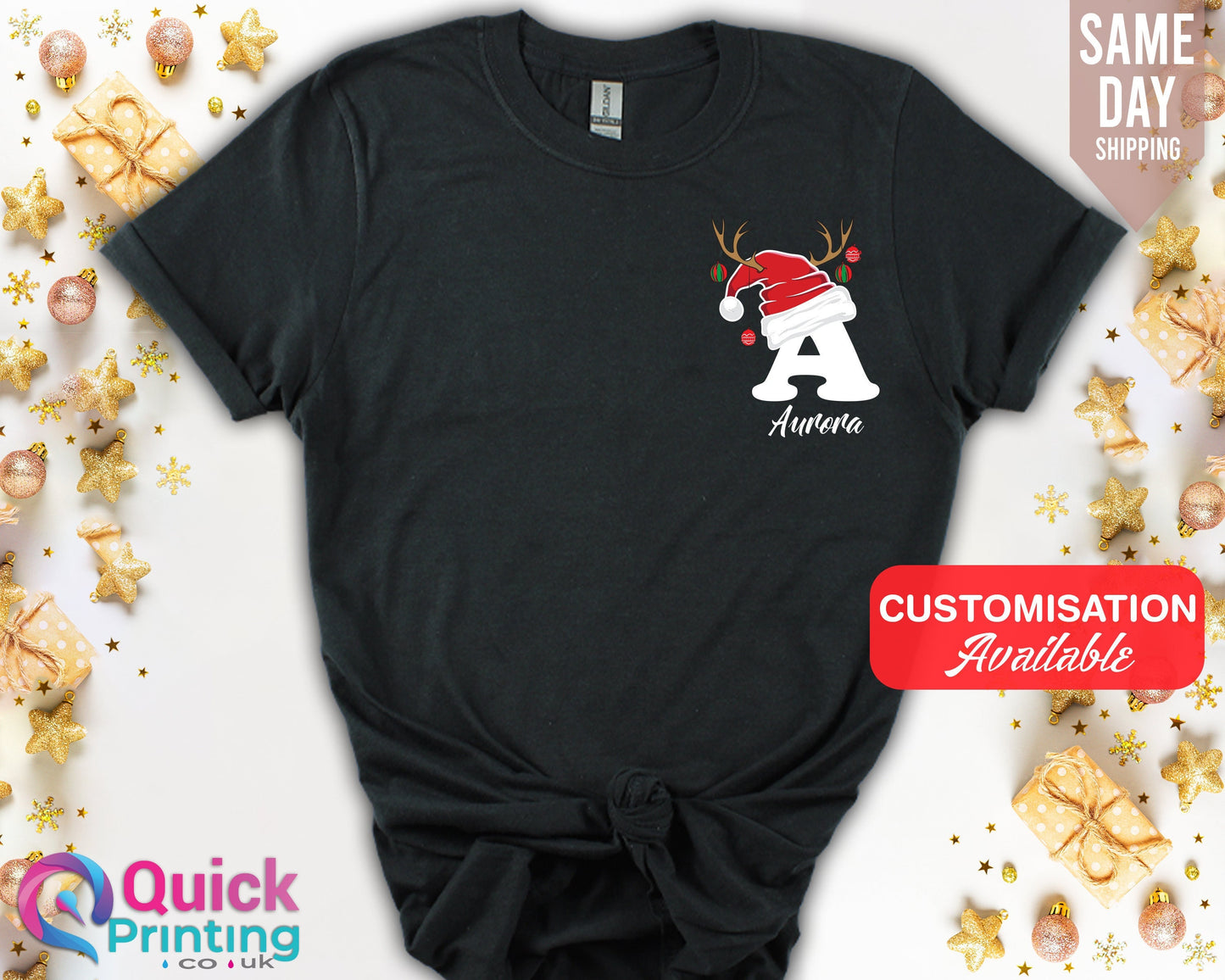 Custom Christmas T-Shirt: Personalized Family Matching Tee