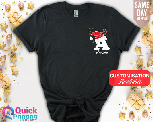 Custom Christmas T-Shirt: Personalized Family Matching Tee
