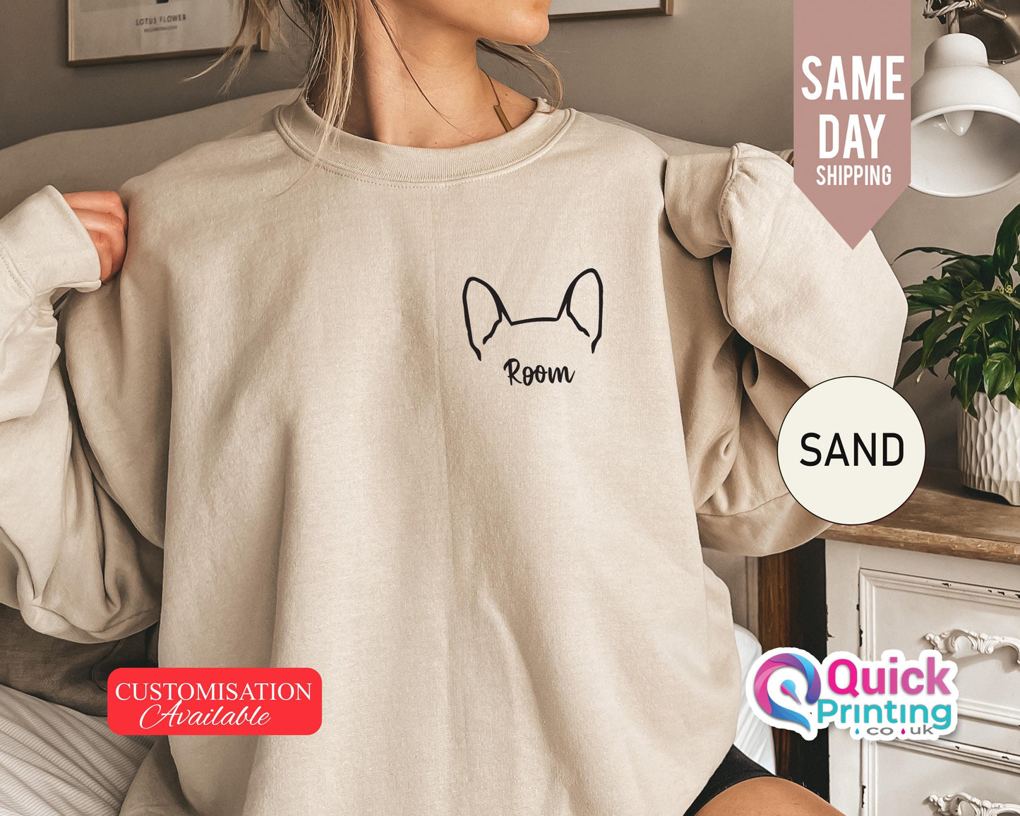 Custom Dog Sweatshirt: Personalized Pet Name, Christmas Sweater