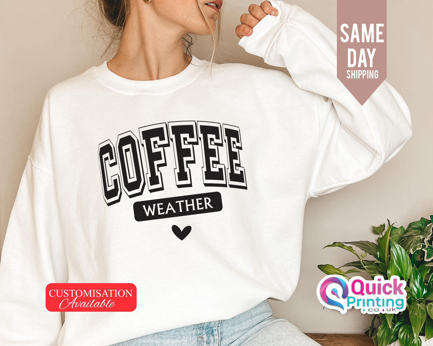 Coffee Weather Sweatshirt: Cozy Christmas Jumper