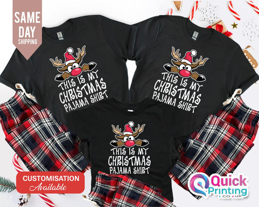 Family Christmas Pajama Set: Tartan Cotton PJs