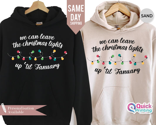 Christmas Lights Hoodie: Festive Family Xmas Gift