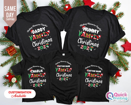 family christmas 2026 making memories together shirts,custom family Christmas Sweatshirt, Family Christmas Shirt, Matching Xmas Tees ,Xmas T