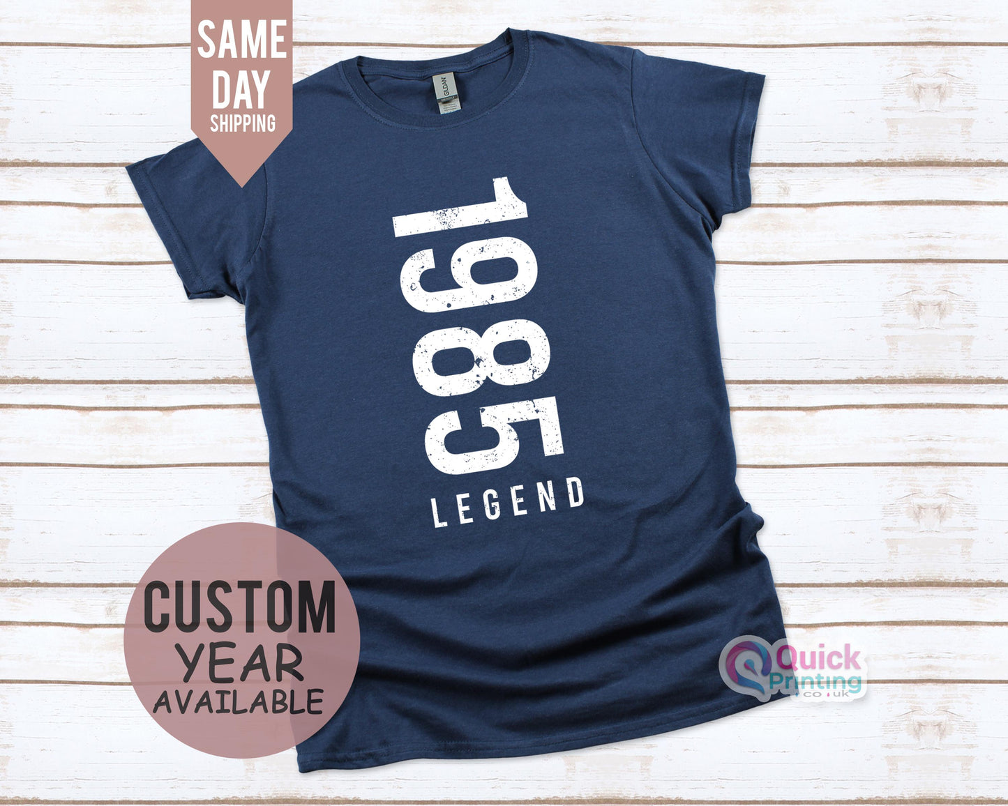 Men Birthday Tshirt, Legend Since 1985 Men's T-Shirt, 40th Birthday Gift For Men Him Dad Husband 40 Year Old Man, Custom Tshirt 2026