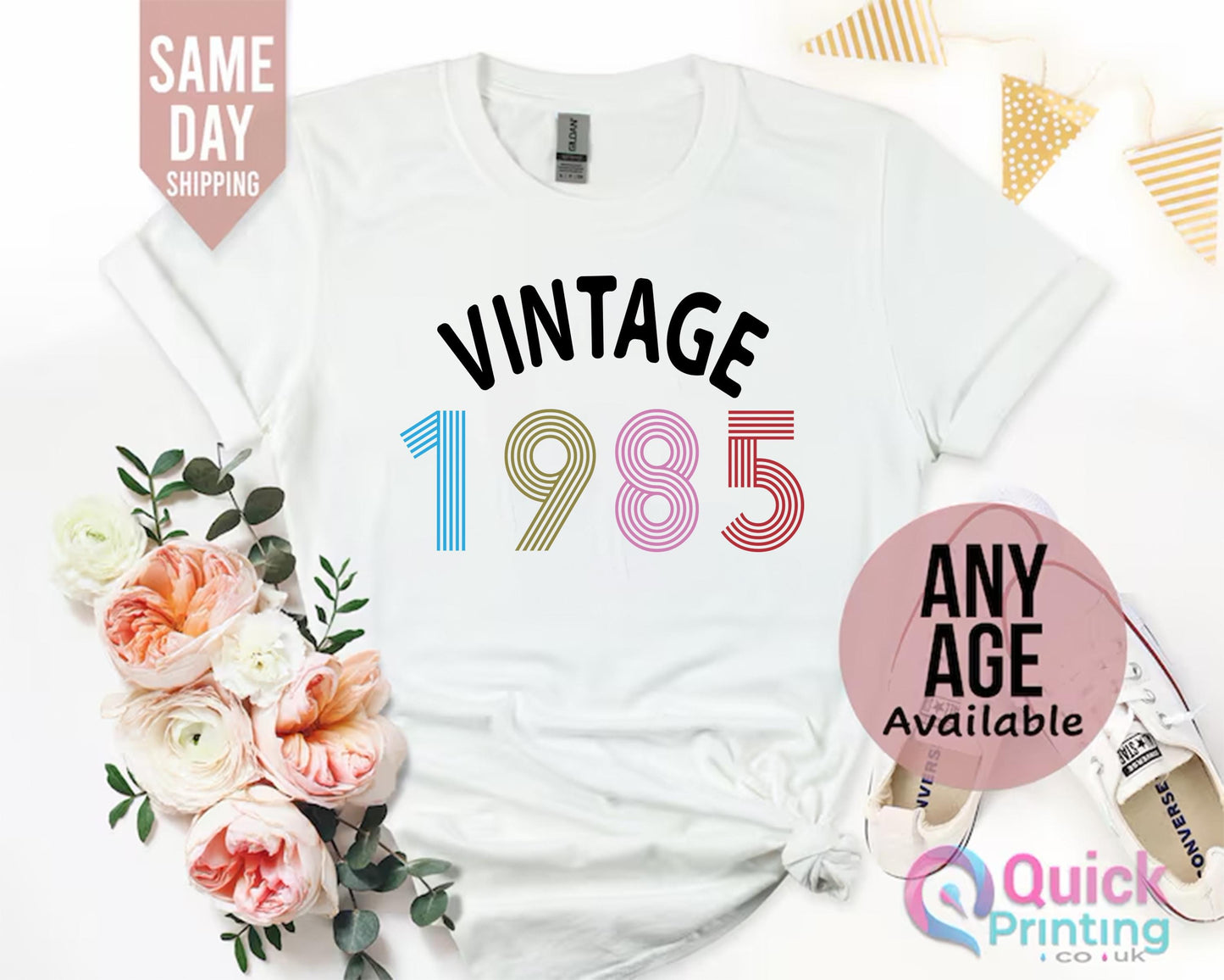 40th Birthday Shirt: Vintage 1985 Graphic Tee
