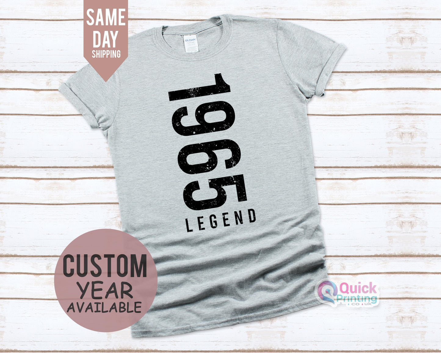 Men Birthday Tshirt, Legend Since 1965 Men's T-Shirt, 60th Birthday Gift For Men Him Dad Husband 60 Year Old Man, Custom Tshirt 2026
