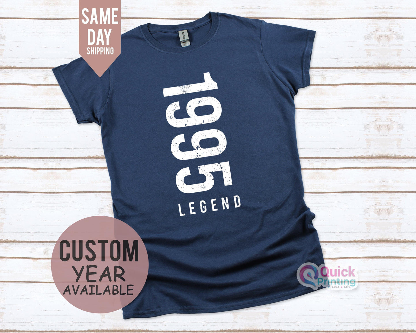 Men Birthday Tshirt, Legend Since 1995 Men's T-Shirt, 30th Birthday Gift For Men Him Dad Husband 30 Year Old Man, Custom Tshirt 2026