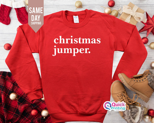 Funny Christmas Sweatshirt: Unisex Holiday Jumper