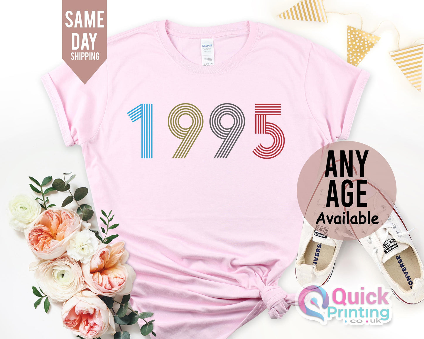 Vintage 1995 Birthday Shirt: Ladies 30th Birthday Gift