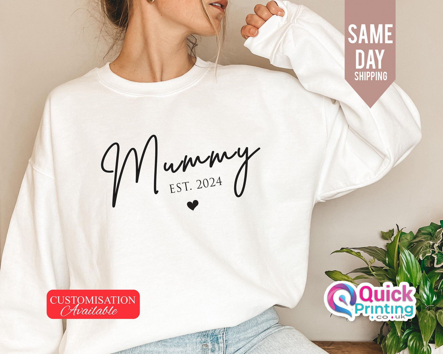 Custom Mummy Sweatshirt, Mummy sweatshirt, Personalized Mum Sweatshirt, Christmas Gift for Mum, Gift for Her, Mum Sweatshirt, Mama Jumper