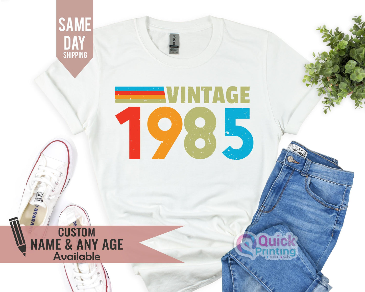 Vintage 1985 Tshirt, 50th Birthday T Shirt 2026 fiftieth gift ideas , Mens Women Tshirt,  1985 Birthday Shirt, Custom Birthday Tee, 2026 Tee