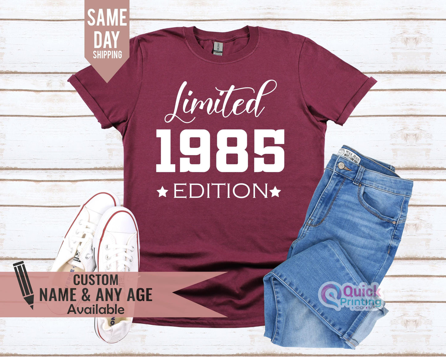 Vintage 1985 Birthday T-shirt: Limited Edition 40th Birthday Gift