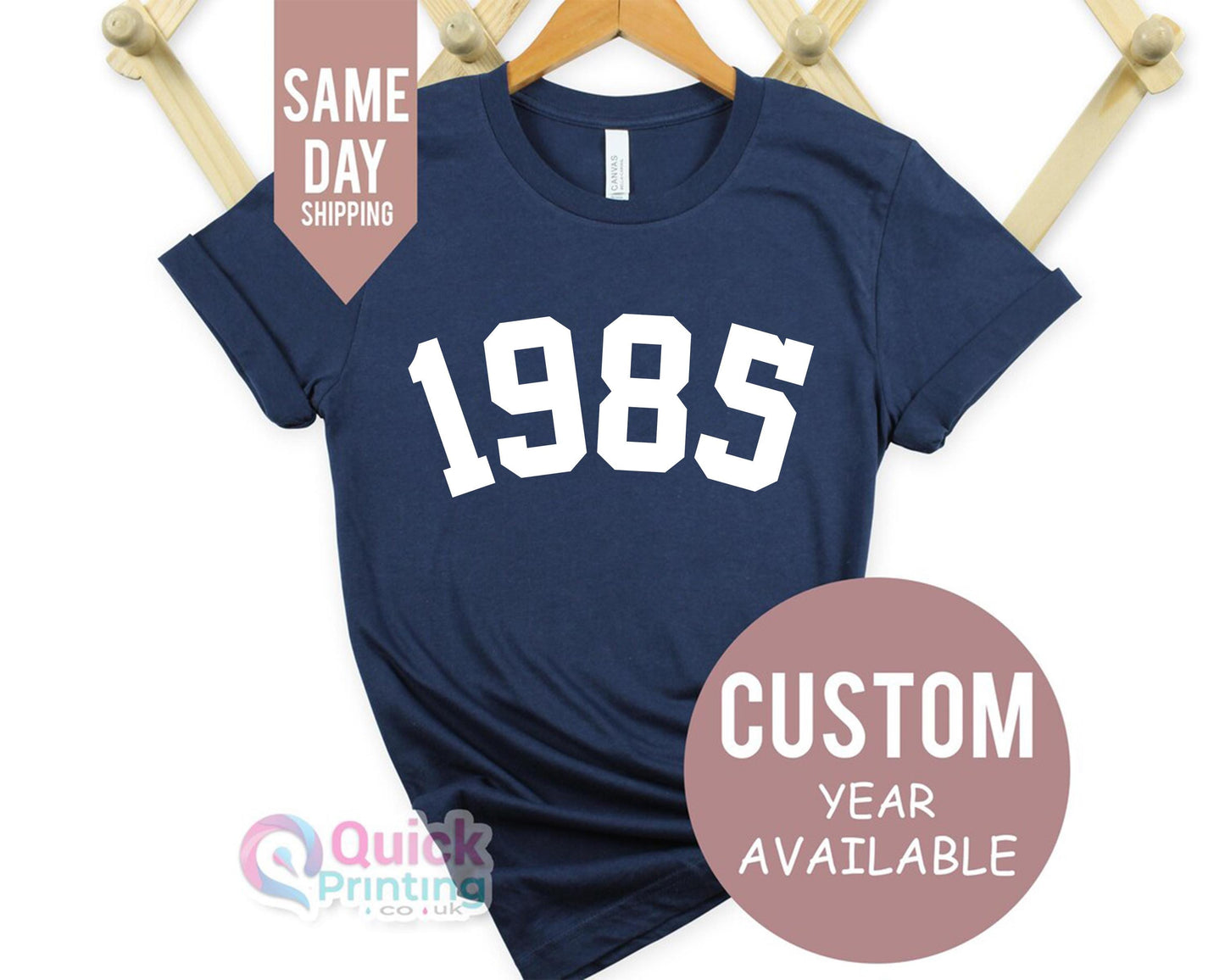 Personalized 40th Birthday Shirt: 1985 Birthday Gift Tee