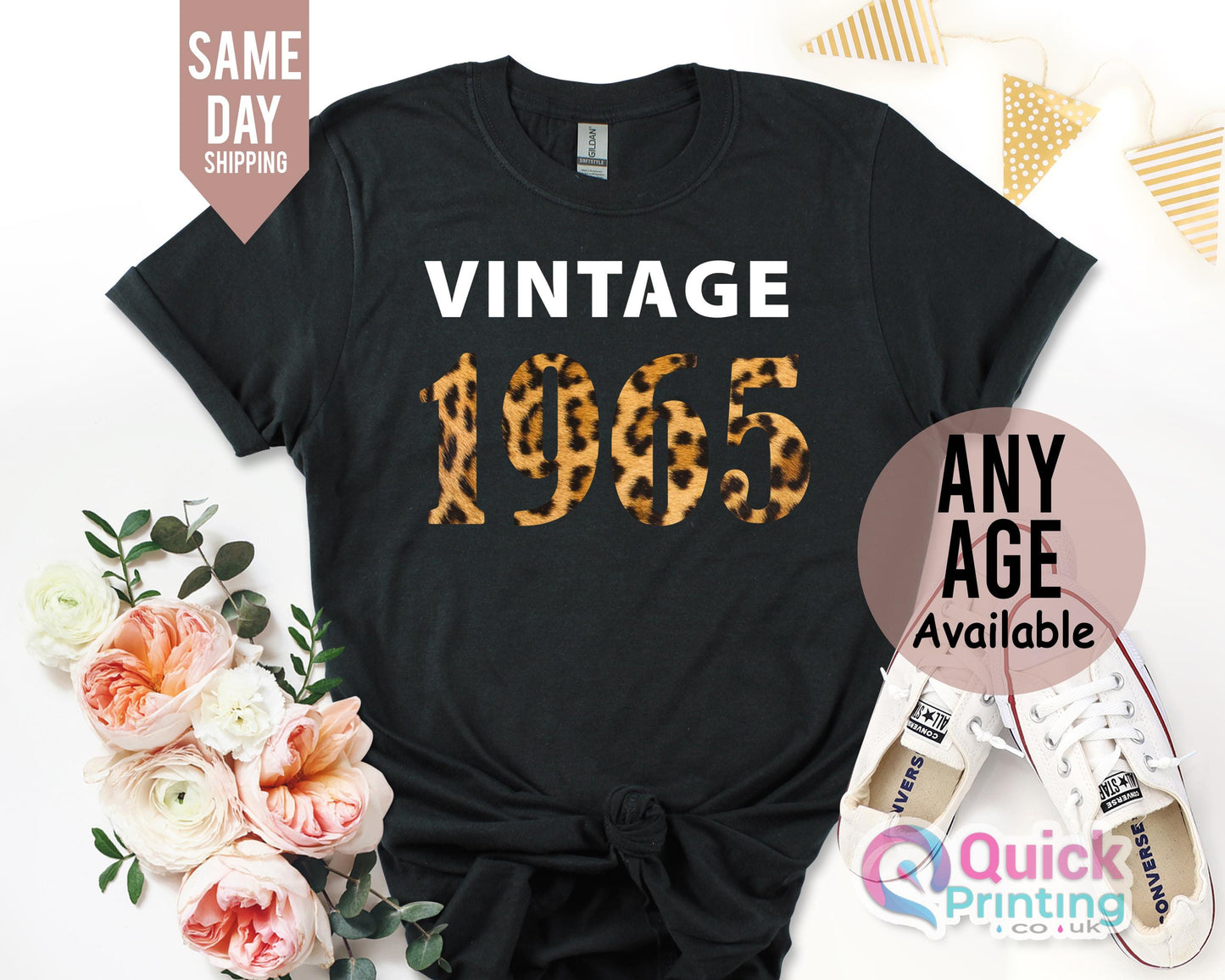 Vintage 1965 Birthday Shirt: 60th Birthday Gift