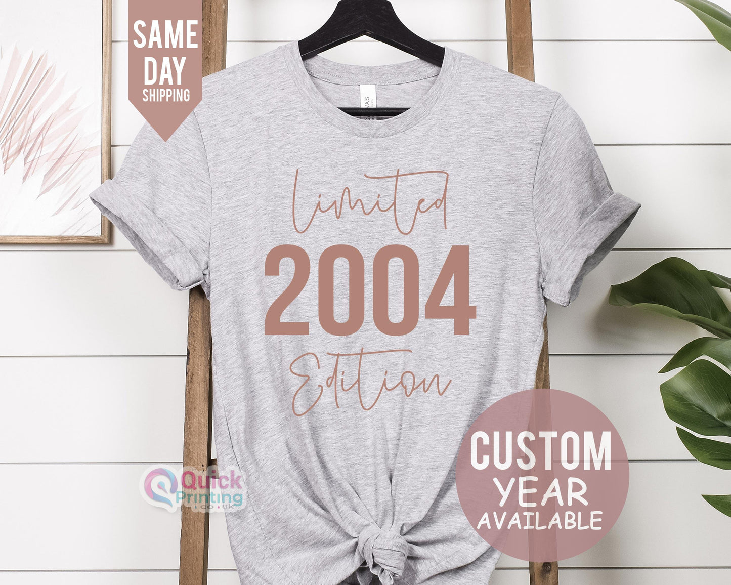 21st Birthday T-Shirt: Limited Edition 2004, Funny Gift