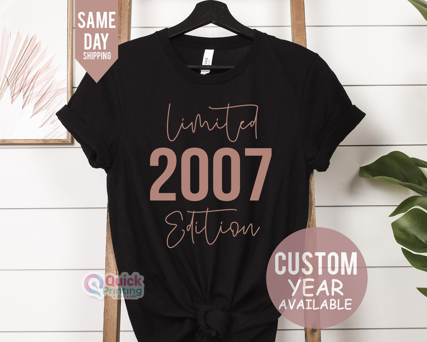 18th Birthday T-Shirt: Limited Edition 2007, Funny Joke Tee